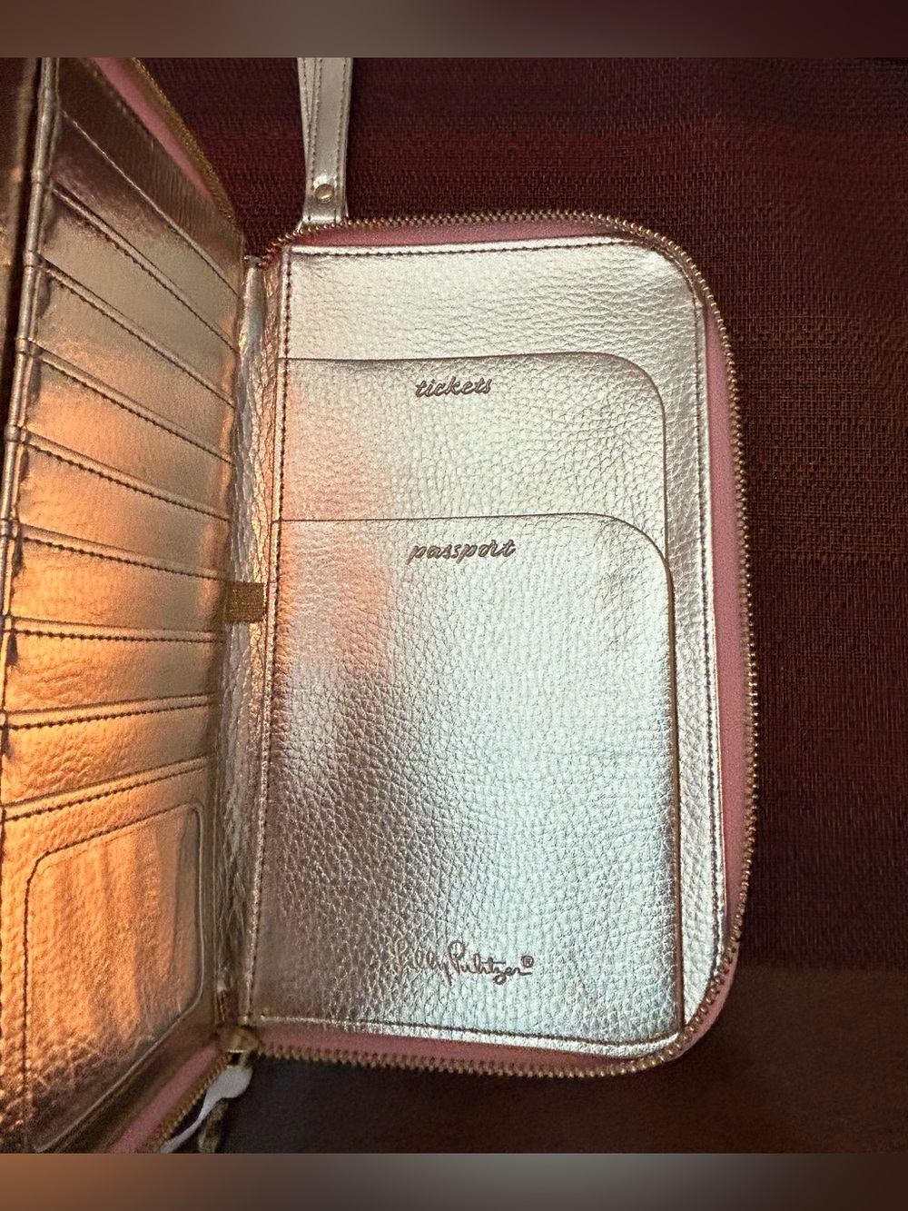 NWT Lilly Pulitzer Travel Passport Wallet - Picture 6 of 9